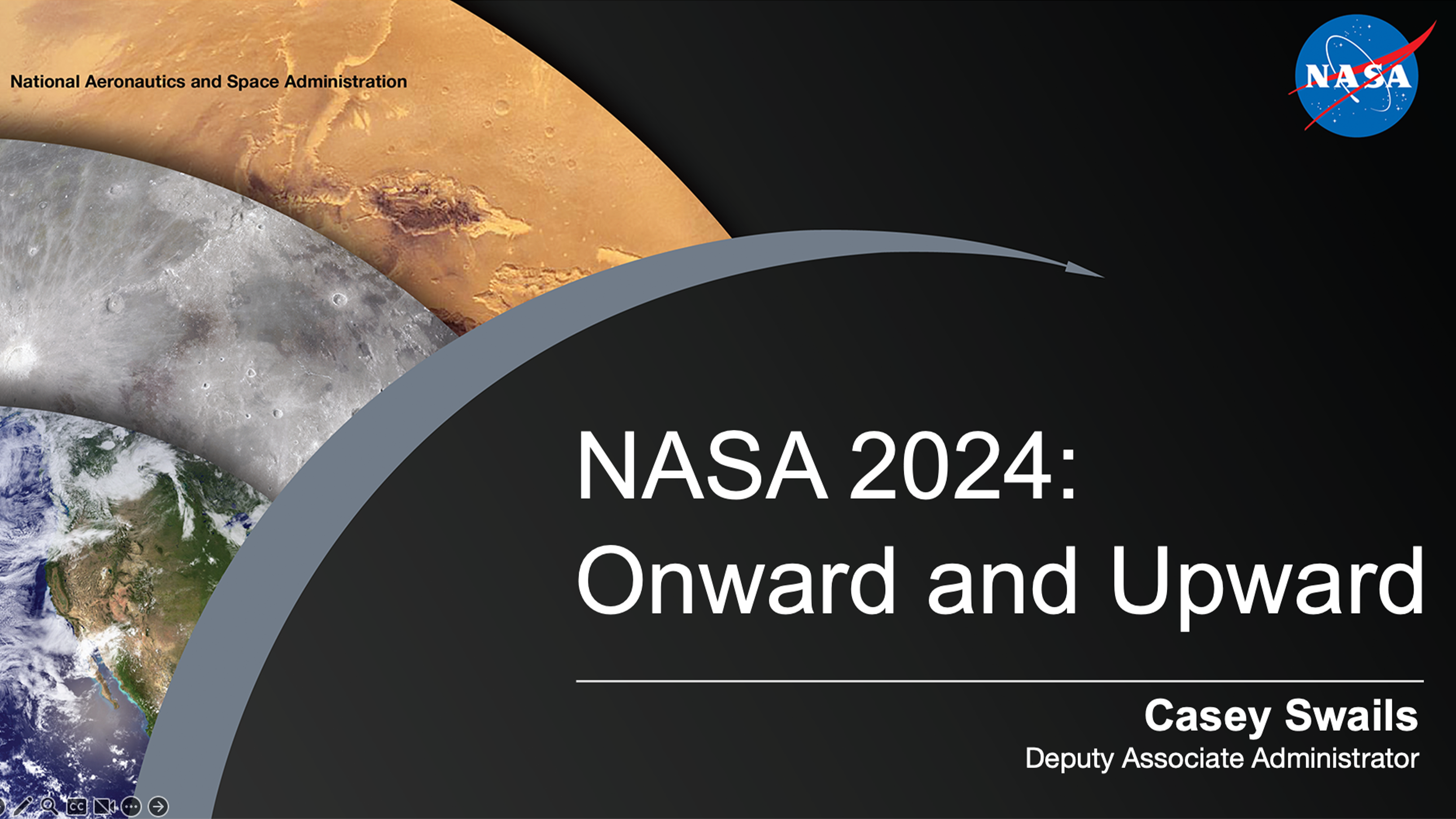 NASA 2024: Onward and Upward